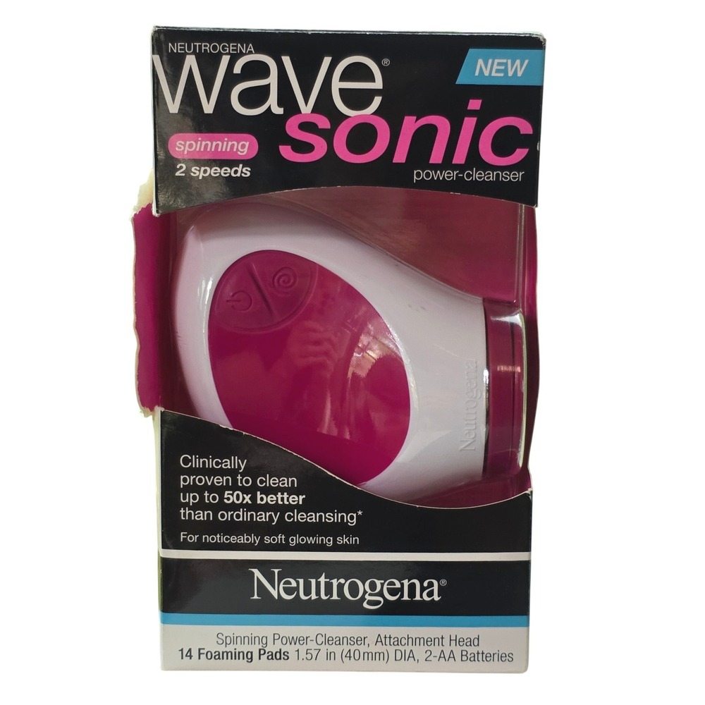 Neutrogena Wave Sonic Power-Cleanser With 14 Deep Clean Foaming Pads